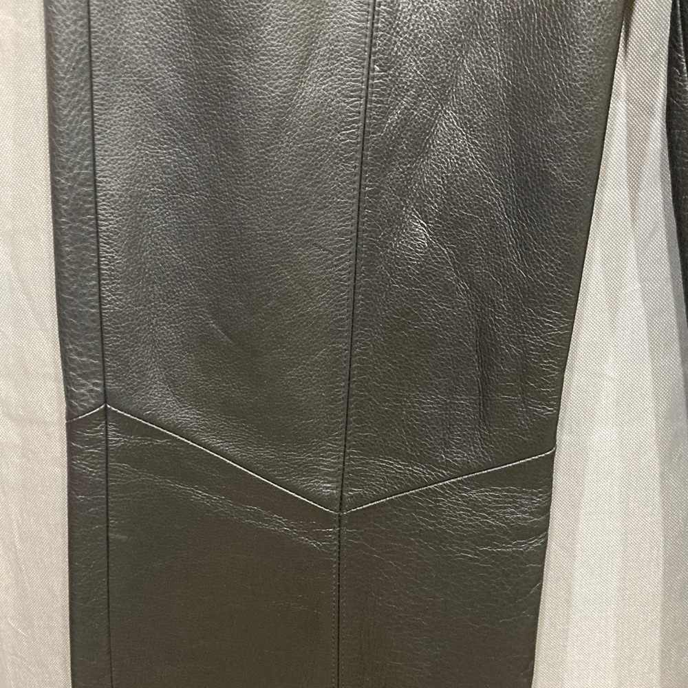 WILSON LEATHER Black Maxima Genuine Leather Moto Biker Pants Fully Lined Sz 10 - Picture 6 of 16